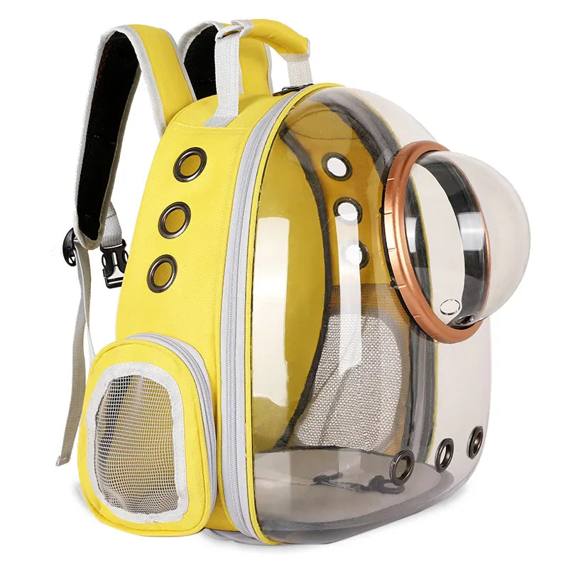 AstroPaws Cat Backpack Carrier – Space Bubble Window Travel Bag