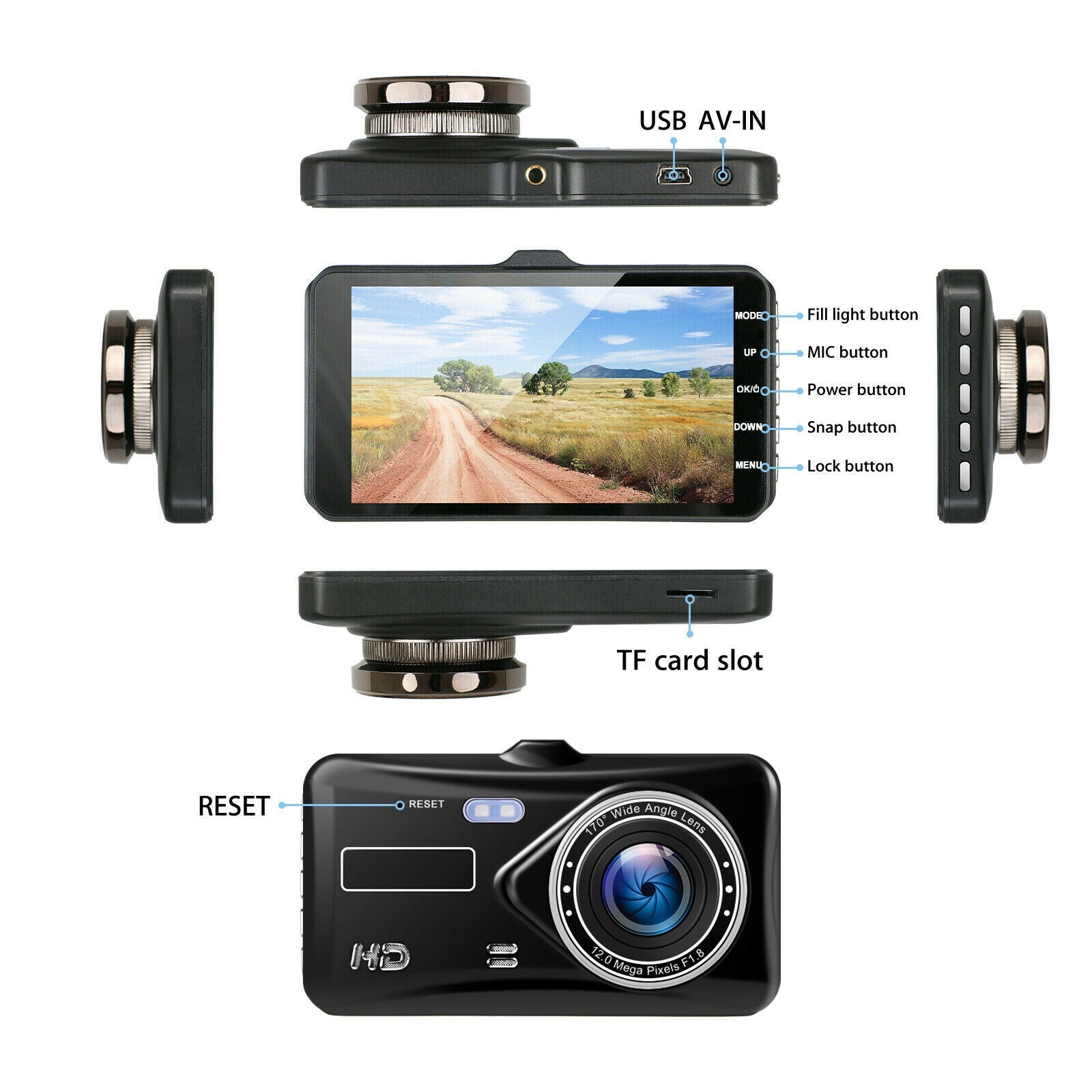 DriveSafeCam - Dual Dash Cam