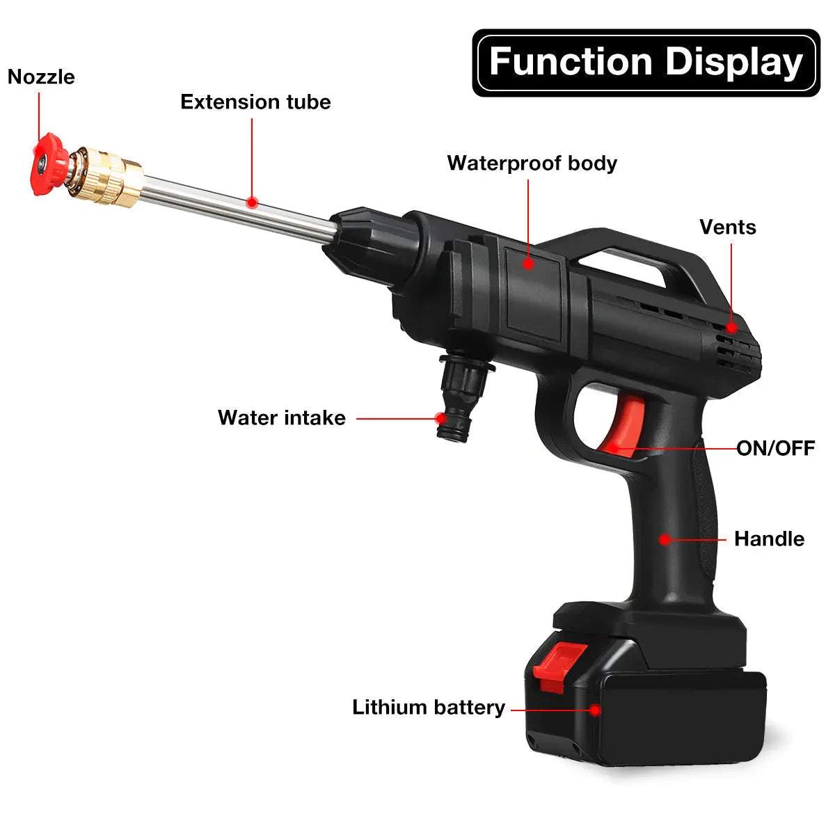 HydroForce - Cordless Pressure Washer Tarhus