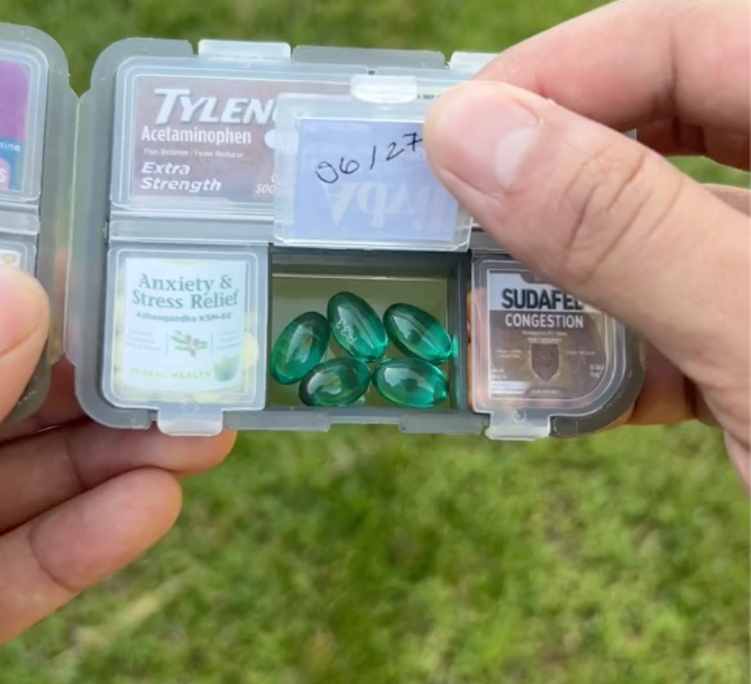 MedWallet - Pills & Vitamins Organizer Box