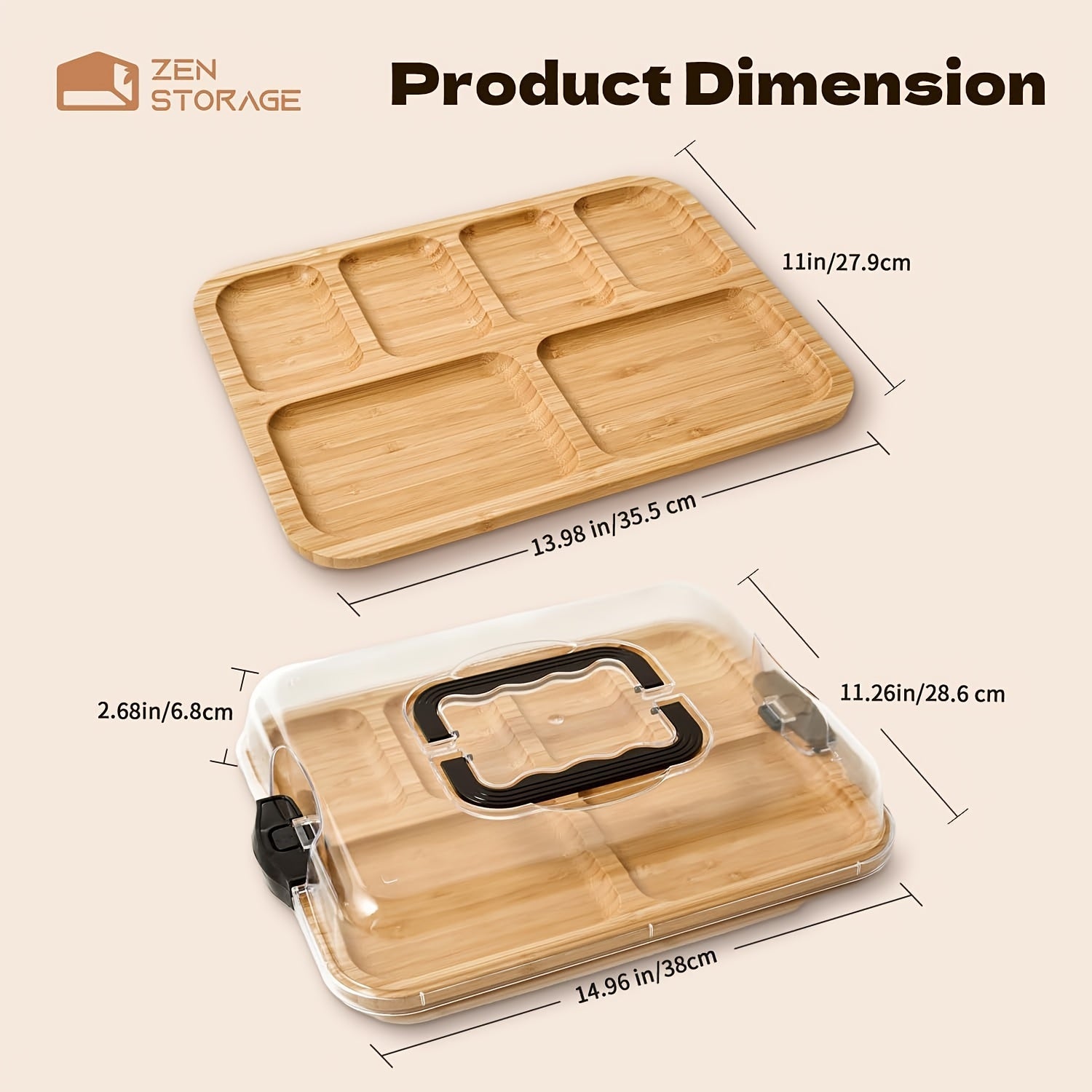 Bamboo Cheese Tray – Elegant, Portable & Perfect for Entertaining TARHUS