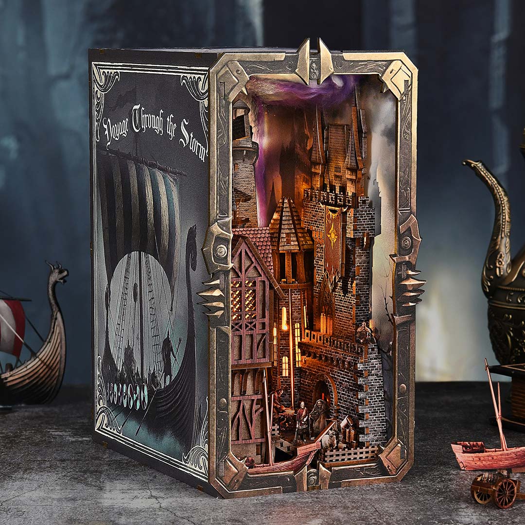 Voyage Through The Storm DIY Book Nook Kit TARHUS