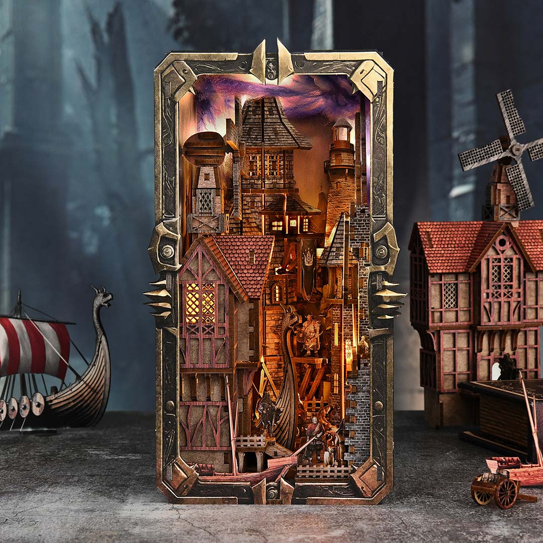 Voyage Through The Storm DIY Book Nook Kit TARHUS