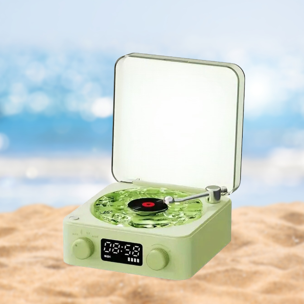 Retro Waves Vinyl Player