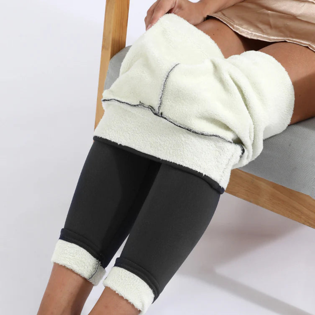 Premium Fleece Lined Leggings – High-Waisted Thermal Winter Leggings for Women | Warm, Soft & Stretchy - TARHUS