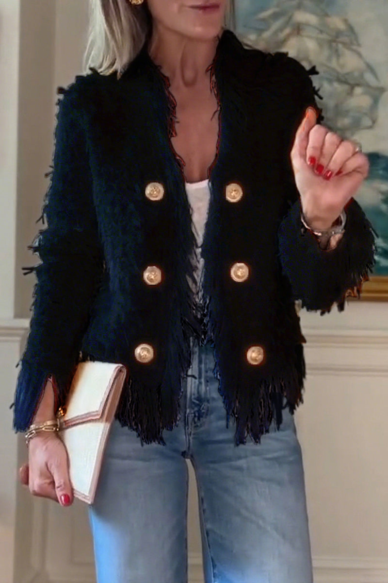 Women's Tassel Elegant Cardigan Jacket TARHUS