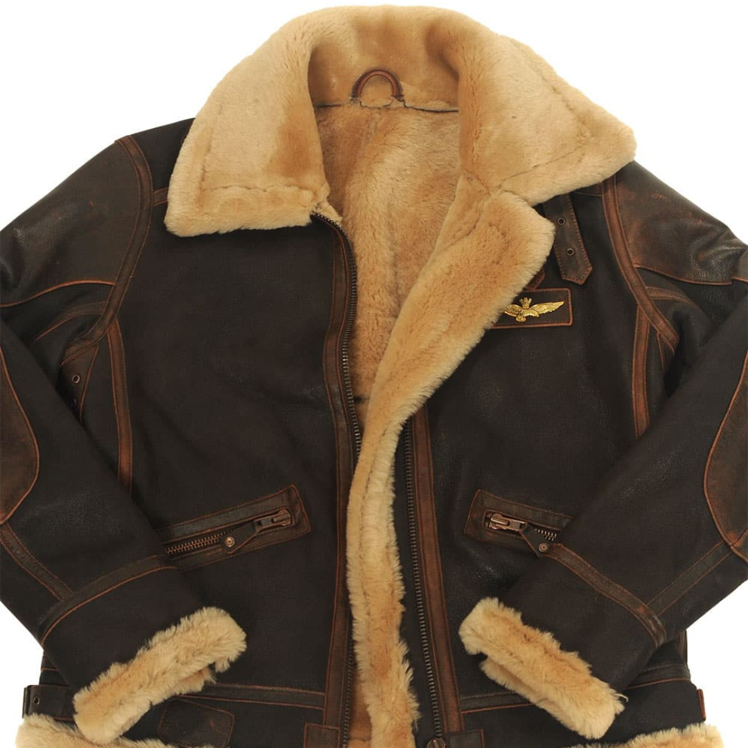 Men’s Pilot Winter Coat – Classic Bomber