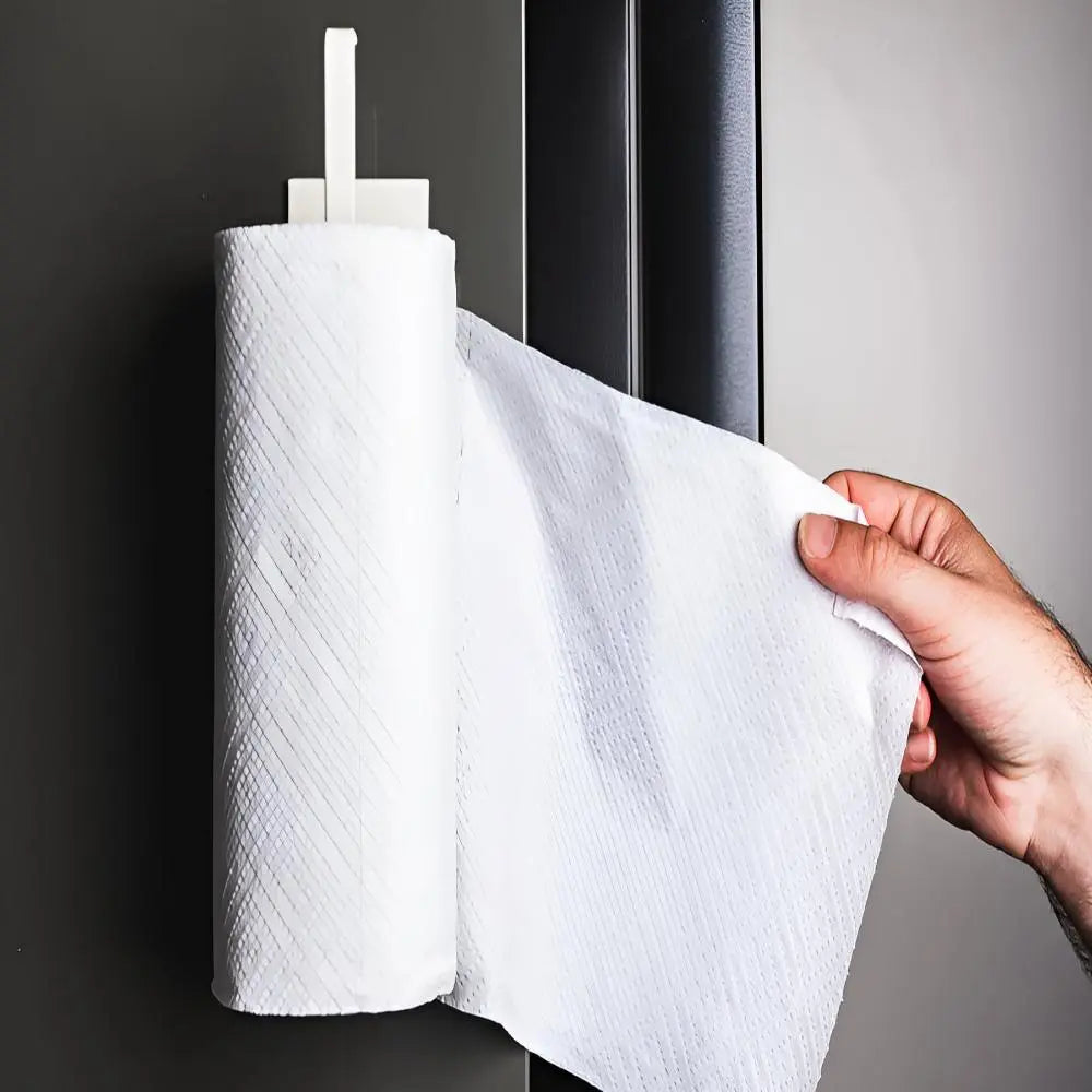 Wall-Mounted Paper Towel Holder | Space-Saving Adhesive Design TARHUS  Kitchen Accessories
