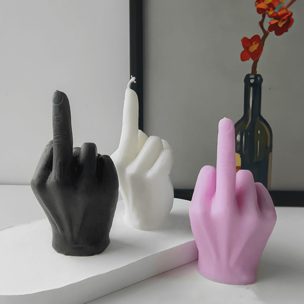 Sarcastic Gesture Candle