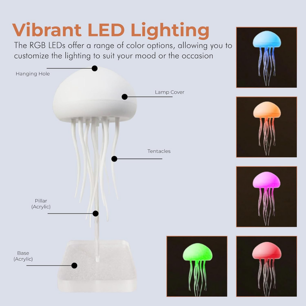 AquaFlow Jellyfish LED Lamp