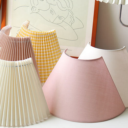 Modern Original Solid Wood Pleated Semi-Circle 1-Light Wall Sconce Lamp - TARHUS