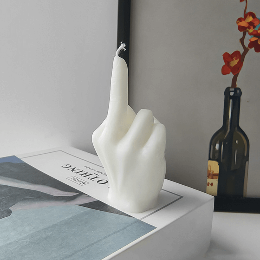 Sarcastic Gesture Candle