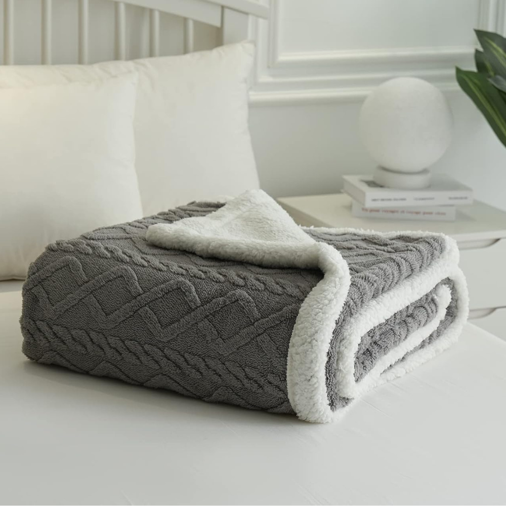 CozyNest Sherpa Blanket