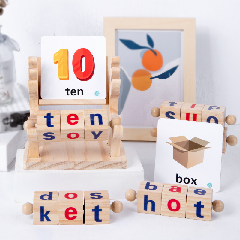 Wordcraft | Wooden Spelling Puzzle – Reading & Word-Building