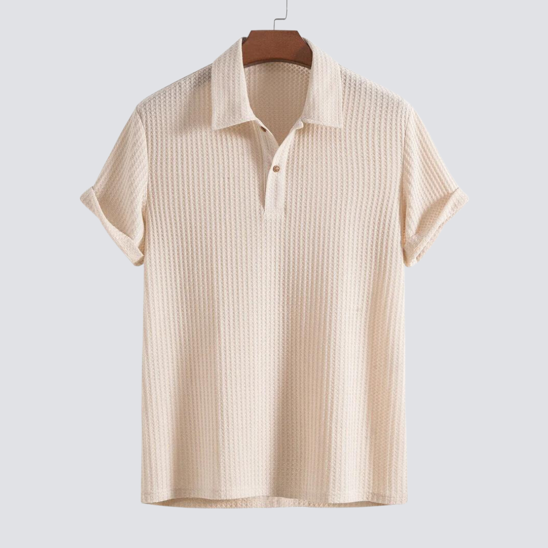 Massimo Waffle Knit Polo TARHUS  Polo