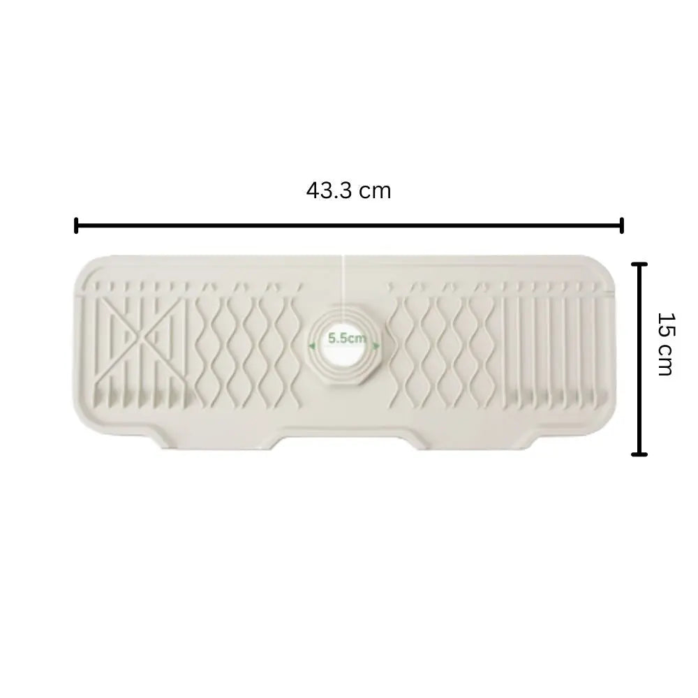 Faucet Sink Splash Guard | Sloped Drain Mat – Keep Counters Dry TARHUS  Kitchen Mats