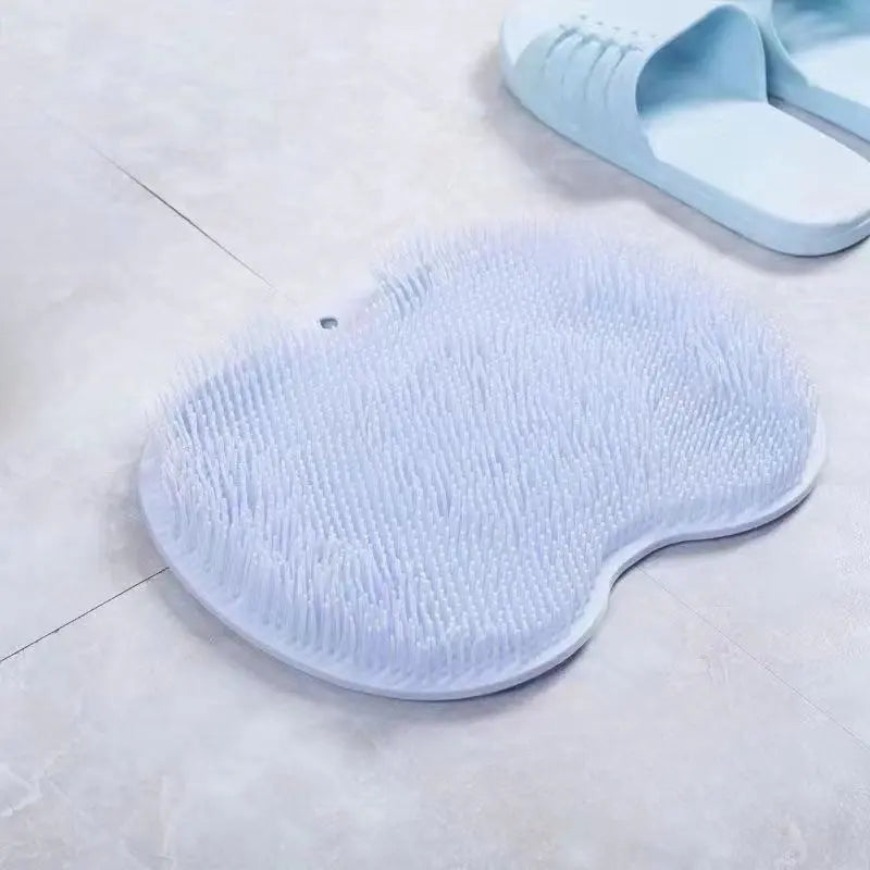 [Non-Slip] Non-Slip Silicone Back Scrubber & Massage Pad | TPR Material, Silicone | Non-Slip, Easy to Clean | Exfoliating Bath Mat | Body Care, Relaxing Foot | Pink | Easy to Clean TARHUS