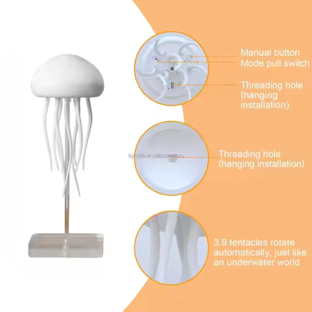 AquaFlow Jellyfish LED Lamp