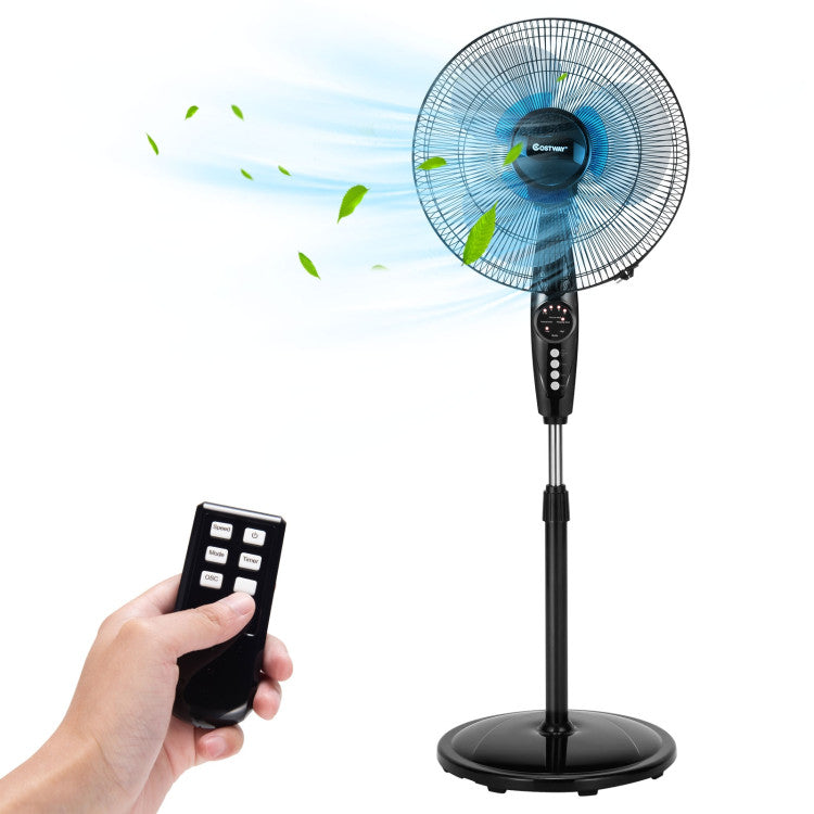 Ventora | Adjustable Floor Fan – Oscillating Stand with Quiet Operation & Remote