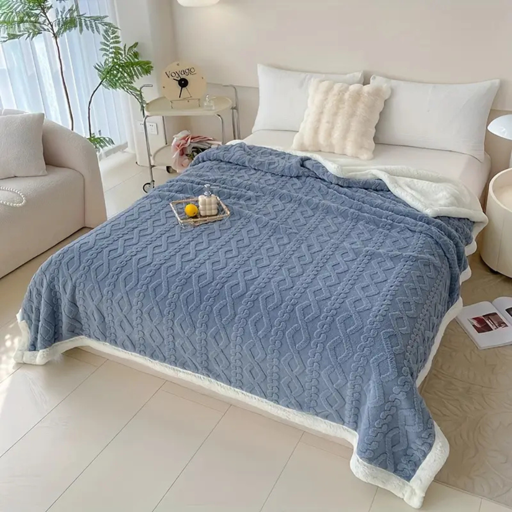 CozyNest Sherpa Blanket