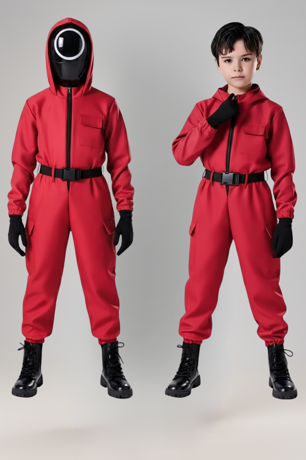 Kids Game Costume Scary Halloween Jumpsuit | Cosplay Mask Guard TARHUS  Halloween Costume