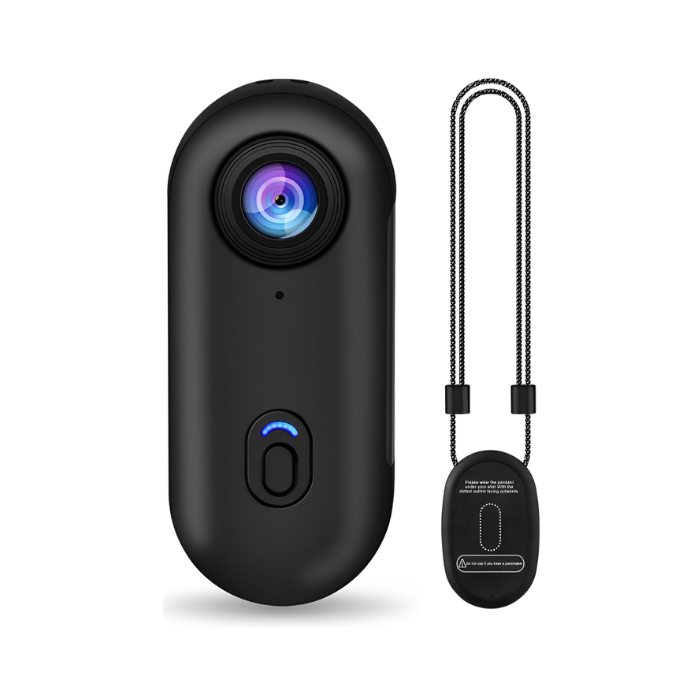 SnapCam GO 4K Wearable Action Camera – Hands-Free POV Video Recorder with Clip-On Mount | Ultra-Compact, Lightweight, Waterproof TARHUS
