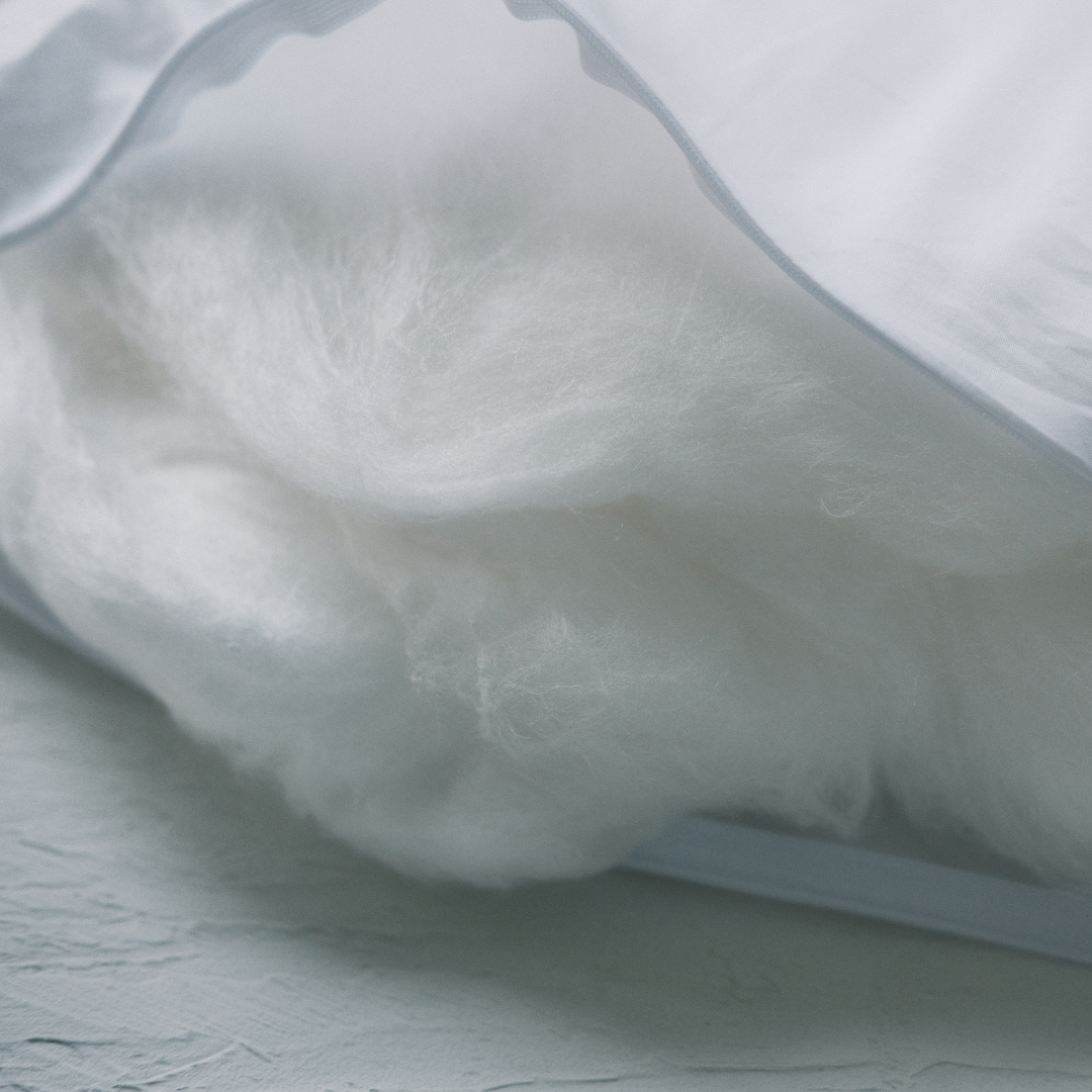 ZenNest™ wold's first silk filled boomerang pillow + pillowcase TARHUS  silk filled boomerang pillow