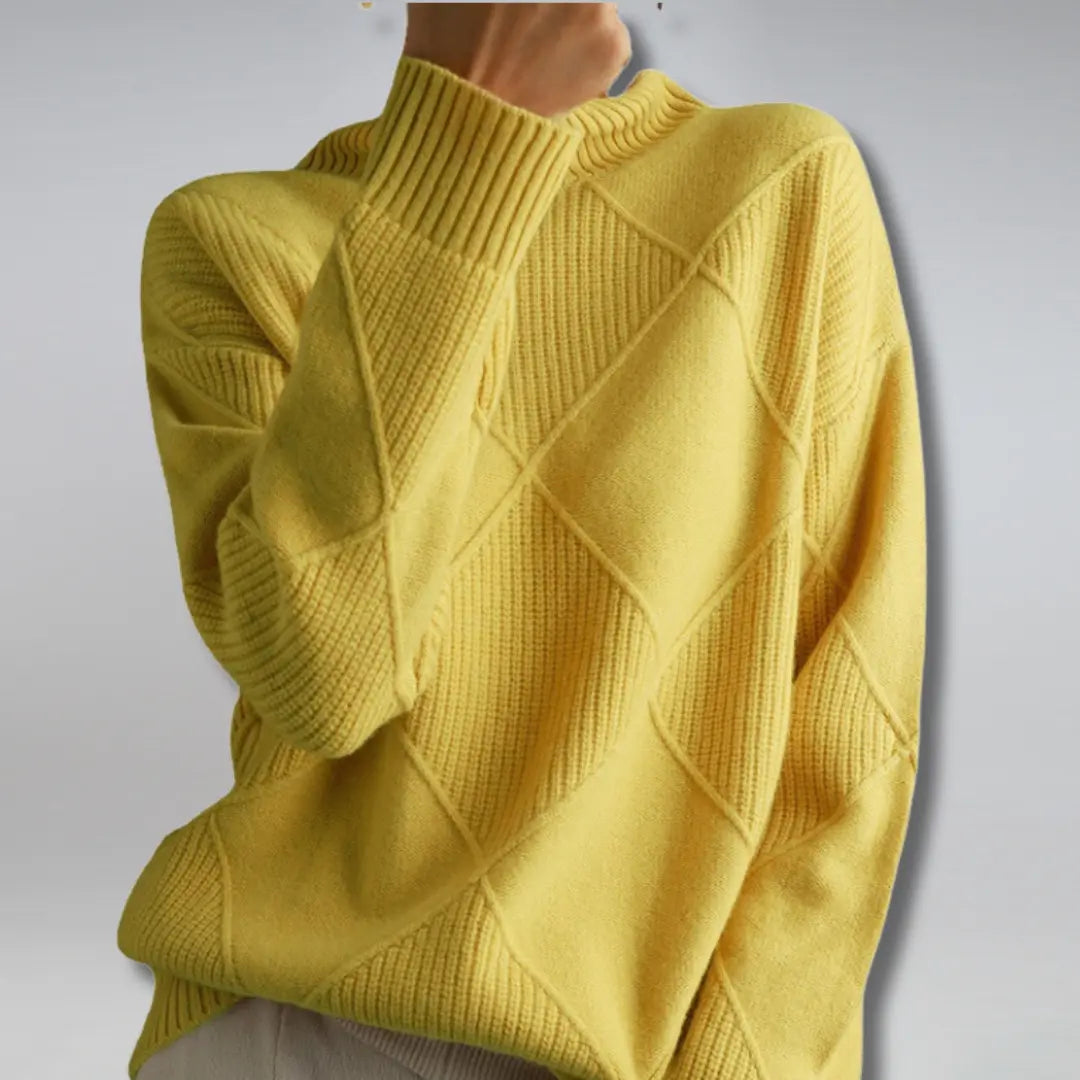 Diana - Cashmere Turtleneck Sweater - TARHUS