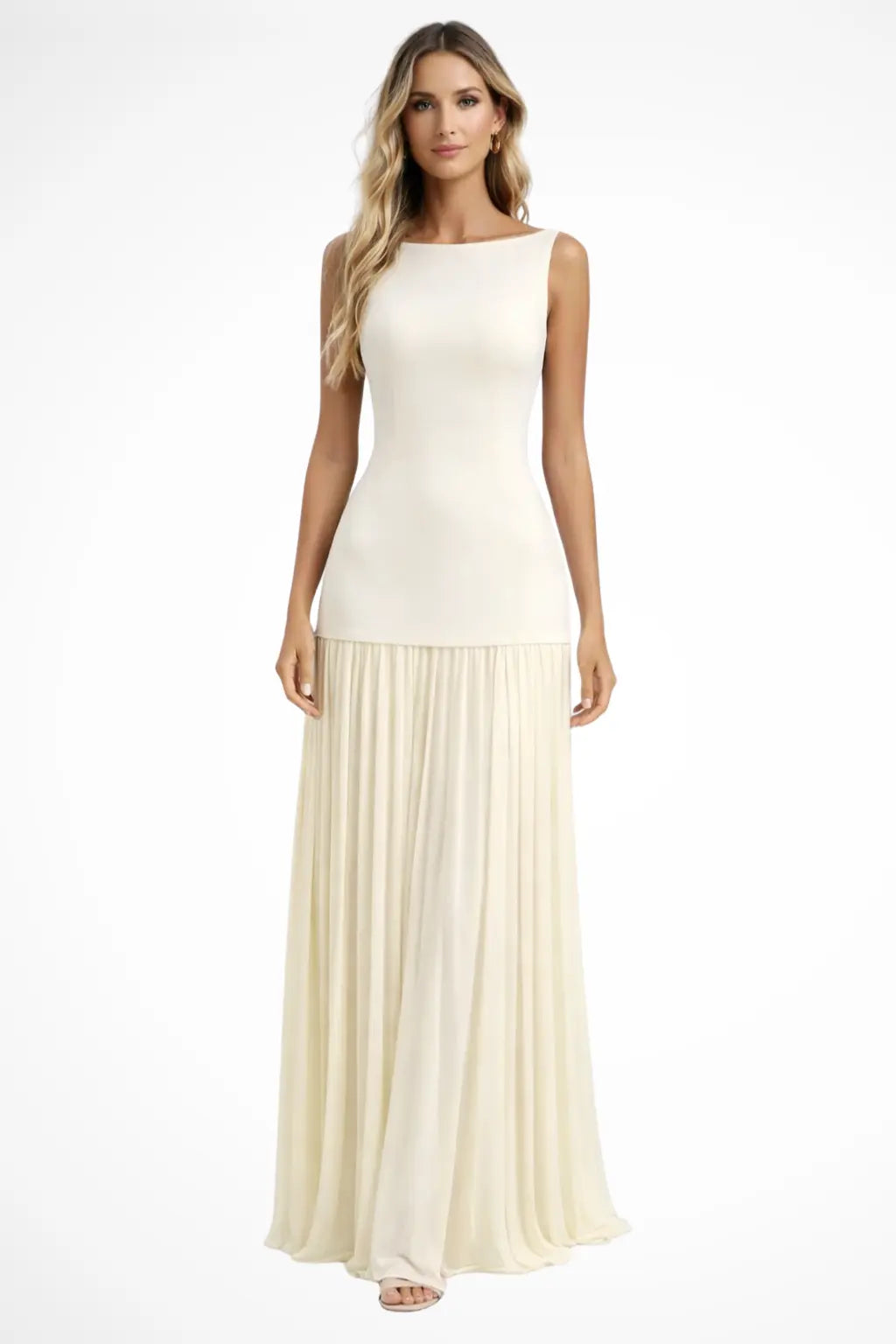 Eline | Women Elegant Pleated Formal Maxi Dress TARHUS