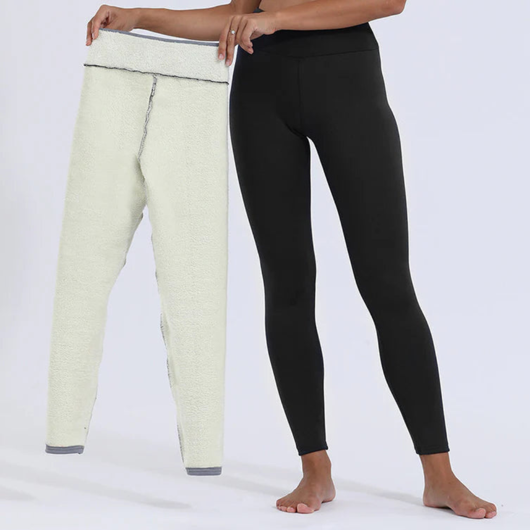 Premium Fleece Lined Leggings – High-Waisted Thermal Winter Leggings for Women | Warm, Soft & Stretchy - TARHUS