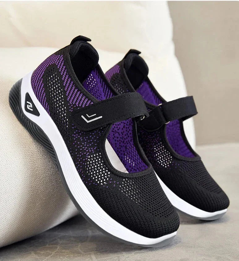 Hazel™ - Comfortable Orthopedic Black Sneakers