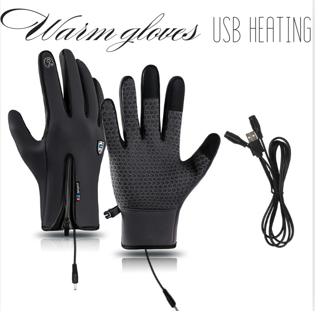 Outdoor Heated Gloves | Windproof & Waterproof – Plus Velvet Warmth TARHUS