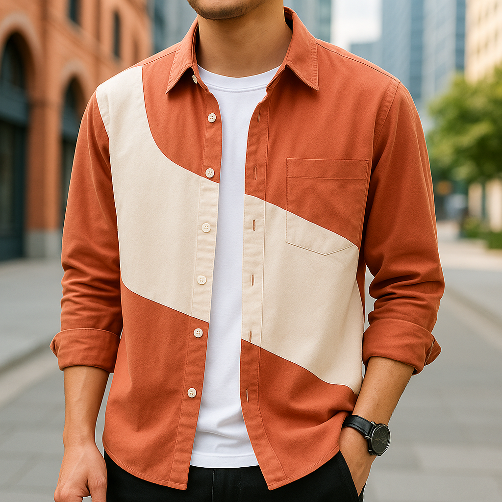 Altero - Cotton Bicolor Shirt - TARHUS
