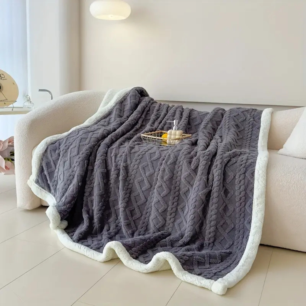 CozyNest Sherpa Blanket