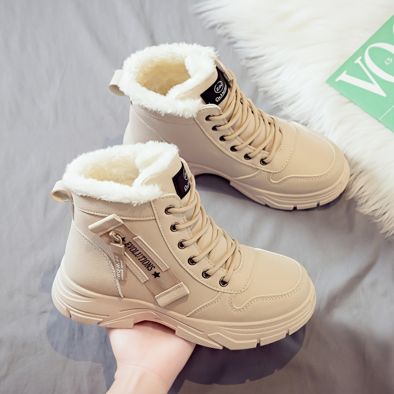 Women's Winter High-Top Snow Boots - TARHUS