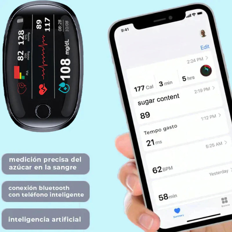 Non-Invasive Blood Glucose Meter | 99.9% Accuracy – Smart Health Tracking TARHUS