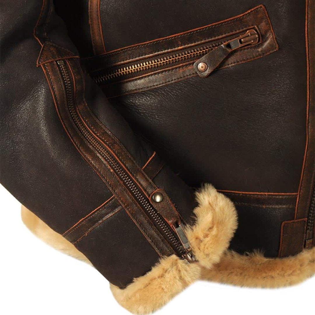 Men’s Pilot Winter Coat – Classic Bomber
