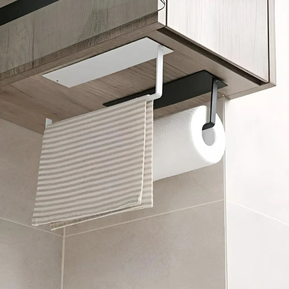 Wall-Mounted Paper Towel Holder | Space-Saving Adhesive Design TARHUS  Kitchen Accessories