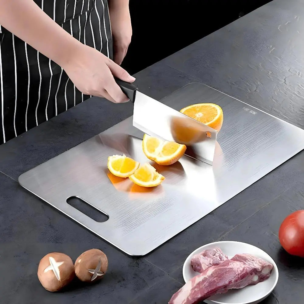 Stainless Steel Cutting Board | Hygienic Food Prep – SUS304 Grade TARHUS  Kitchen Accessories