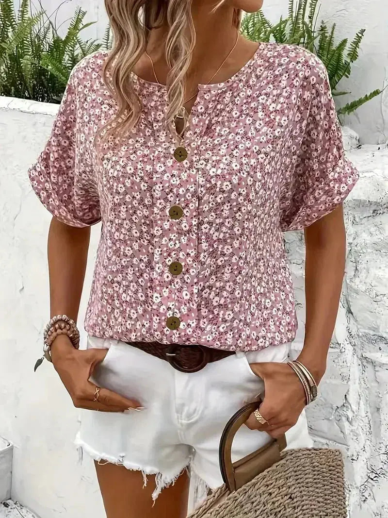 Amelia | Wildflower Notch Blouse TARHUS  Default