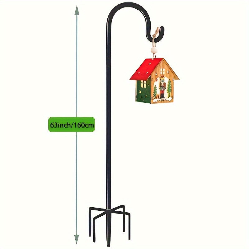 Heavy-Duty Shepherd Hook – Rust-Resistant Metal Hanging Hook for Bird Feeders, Garden Decor & Solar Lights TARHUS