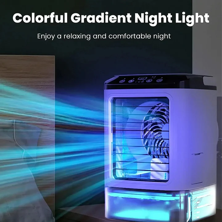 Aircura | 3-Speed Portable Air Conditioner – Compact Ultrasonic Cooling