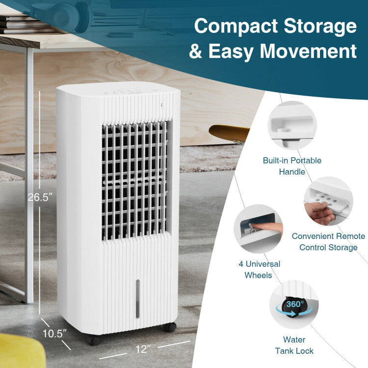Coolora | Evaporative Air Cooler – Portable 3-in-1 Cooling Unit with 5L Tank & Remote
