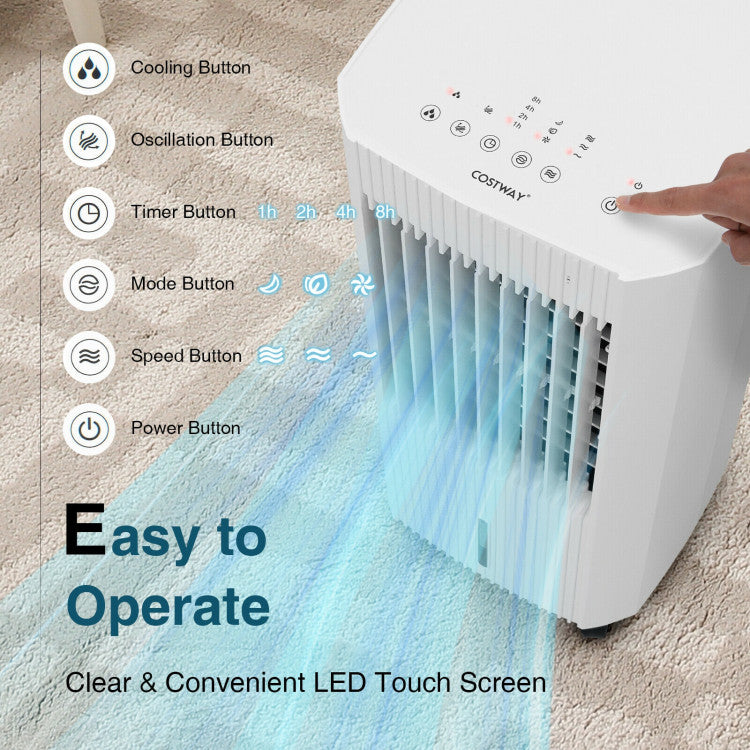 Coolora | Evaporative Air Cooler – Portable 3-in-1 Cooling Unit with 5L Tank & Remote