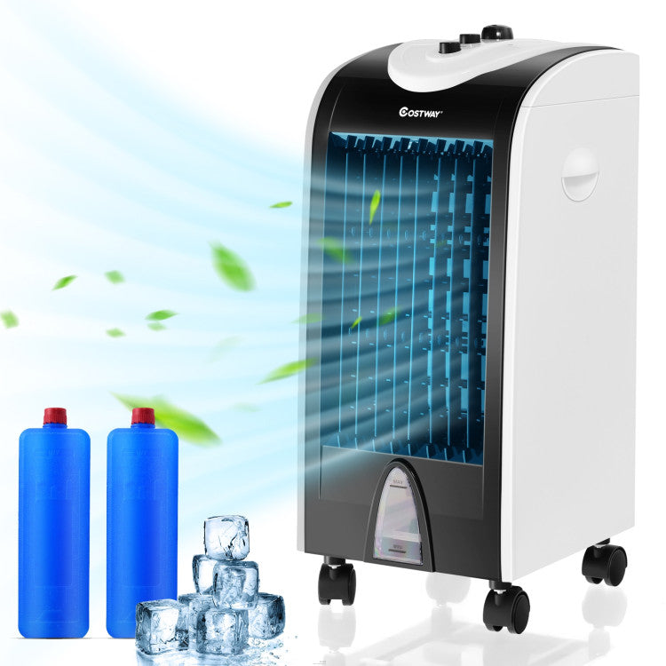 BreezeMax | Compact Evaporative Cooler – 3-in-1 Air Cooling with Filter & 4L Tank