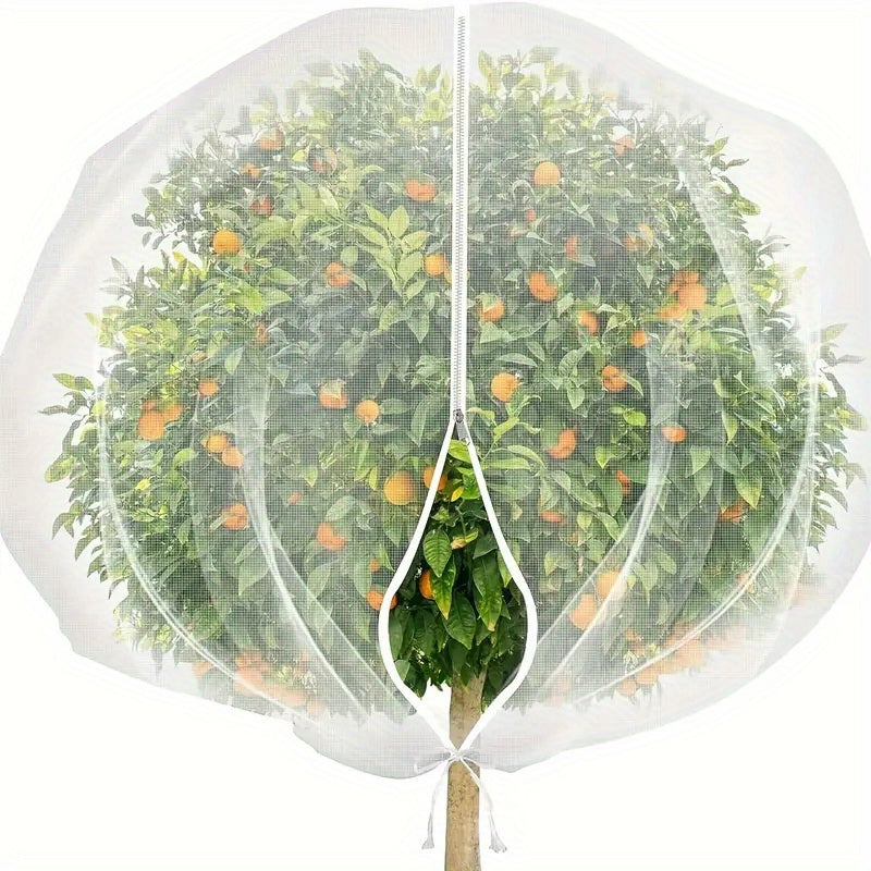 20PCs Fruit Tree Netting Bags with Zipper & Drawstring – Insect, Bird & Deer Barrier for Trees & Garden Plants TARHUS