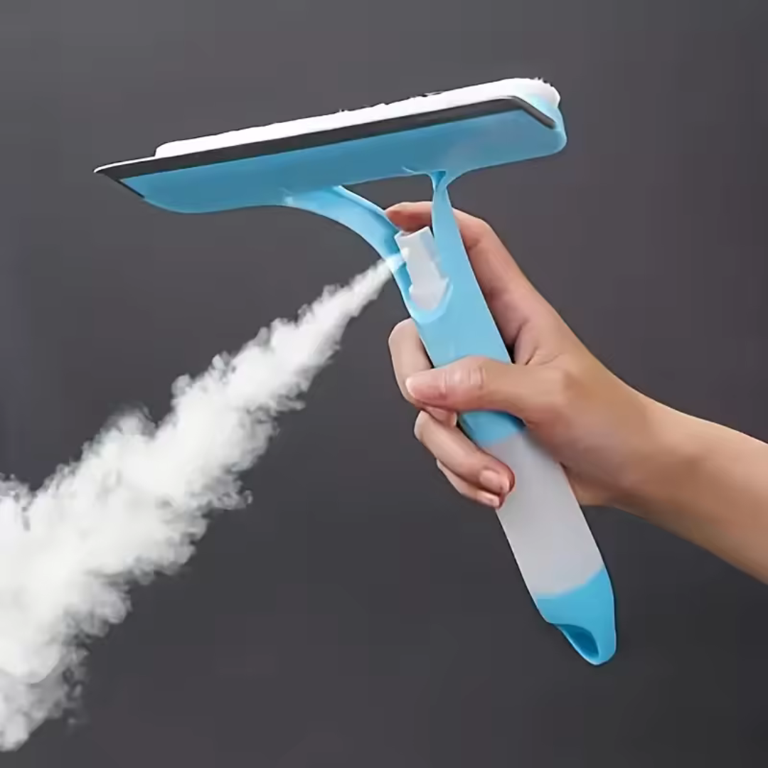 SqueezyClean | 3-in-1 Window Squeegee – Glass Cleaner for Home, Car & Shower (1+1 FREE) TARHUS
