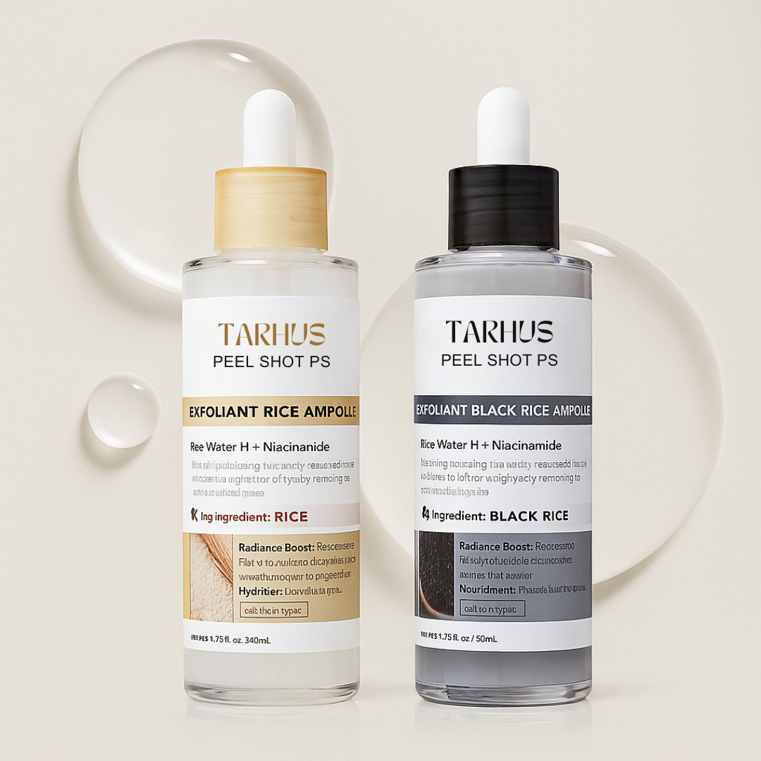 TARHUS | Peel Shot Glow Rice Ampoule Duo TARHUS