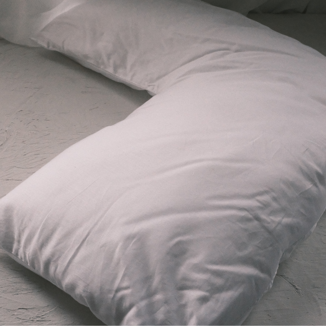 ZenNest™ wold's first silk filled boomerang pillow + pillowcase TARHUS  silk filled boomerang pillow