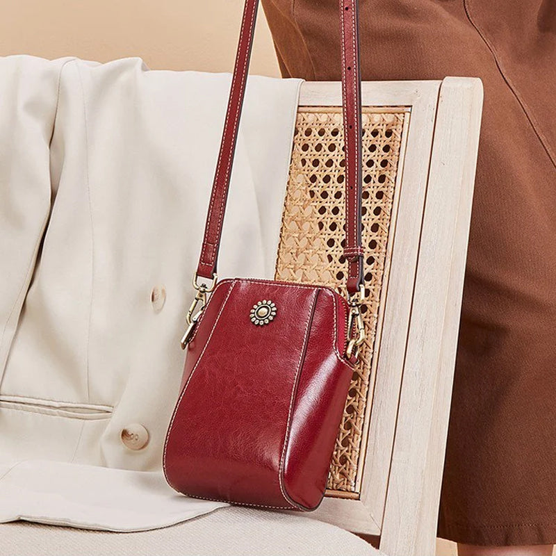 Lea Bag | Elegant leather shoulder bag